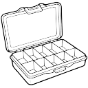 Skrzynki, pudełka i wiadra