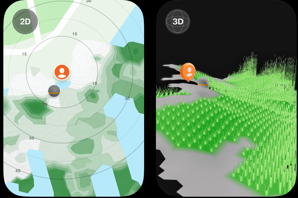 Echosonda Deeper CHIRP+4 Roslinnosc