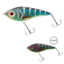 Wobler WESTIN Thermochromic Swim Jerk 10cm 34g - tonący - Blue/Black