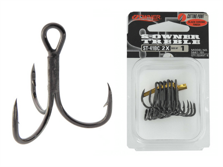 Kotwice Owner ST41BC #2 | Black Nickel | 7 szt.