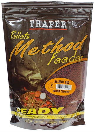 Pellet Traper Method Feeder READY Halibut czerwony 2mm 500g