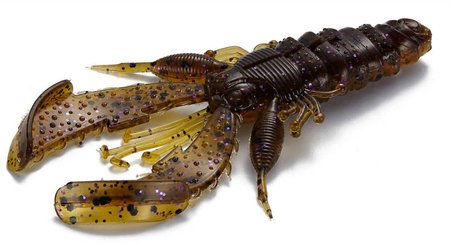 Guma Westin CreCraw Creaturebait 6,5cm | Green Pumpkin Purple
