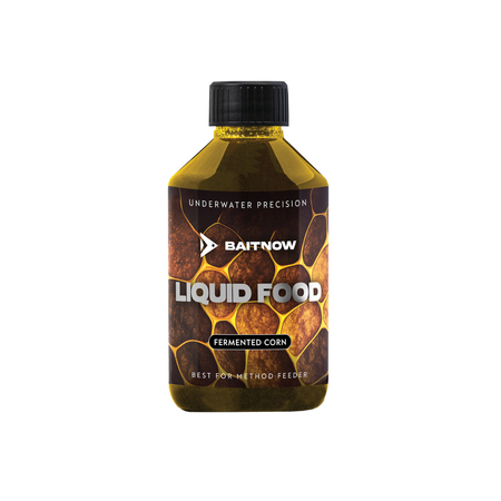 Booster Baitnow Method Feeder - LIQUID FOOD FERMENTED CORN 250ml