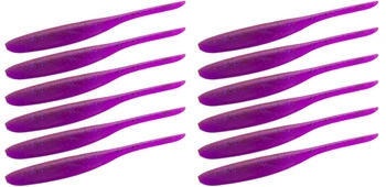 Keitech Shad Impact 2"/5,1cm - #CT21 Chameleon/Black & Blue FLK - 12 szt.