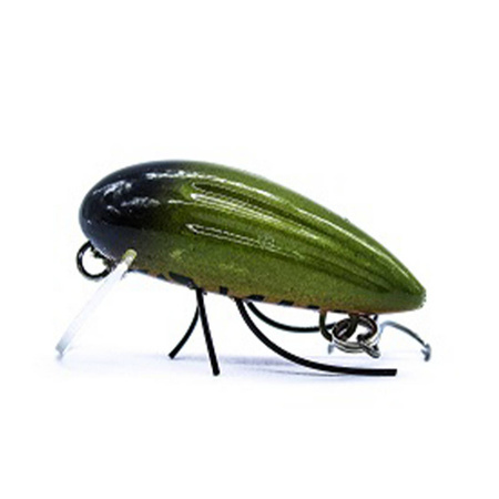 Wobler Engima Baits Owad 3cm | Oliwkowy-Miedziany | pływający