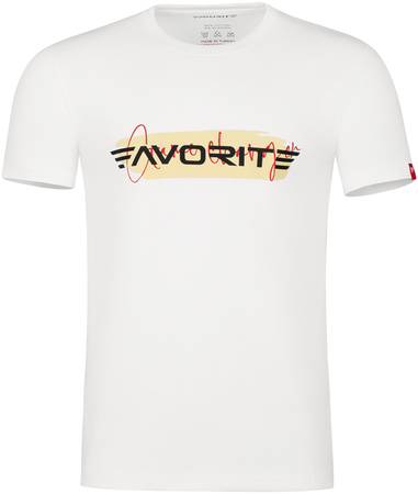 T-shirt Favorite Rubber Logo - Ivory- rozmiar XL