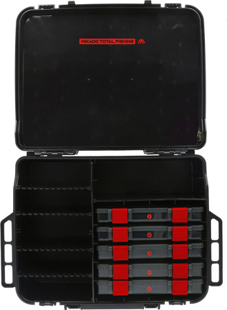 Skrzynka dwukomorowa Mikado Jaws (47cmx34cmx19cm)