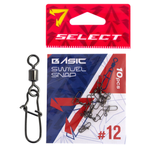Agrafki z krętlikiem Select Basic Swivel Snap #12 | op. 10 szt.