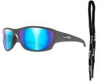 Okulary Wiley X Climb Captivate | Blue Mirror | Matte Grey Frame