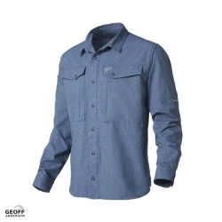 Koszula Geoff Anderson Zulo II Long Sleeve Blue rozm. XXL