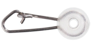 Agrafka z koralikiem MIKADO roz M op 8szt