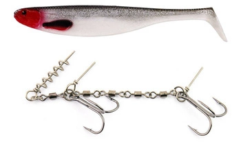 Zestaw Guma Westin ShadTeez Slim 18cm | Redlight + Dozbrojka Vis Vangen