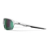 Okulary Wiley X - JAKL Captivate Polarized /  Green Mirror Polished White Frame + GRATISY! 