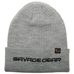 Czapka Savage Gear Fold-Up Beanie Light Grey Melange