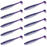 Guma Keitech Easy Shiner 3" | 7,6cm |  LT#45 Purple Ice Shad | 10 szt.