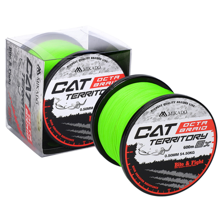 Plecionka Mikado Cat Territory Octa Braid 0,50mm | yellow | 600m