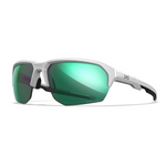 Okulary Wiley X Jakl Captivate Polarized | Green Mirror Polished White Frame | GRATISY!!!