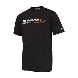 Koszulka SAVAGE GEAR Signature Logo T-Shirt Black Ink - roz. L