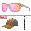 Okulary Wiley X -  Weekender Captivate / Polarised Rose Gold Mirror / Crystal Blush Frame + GRATISY!