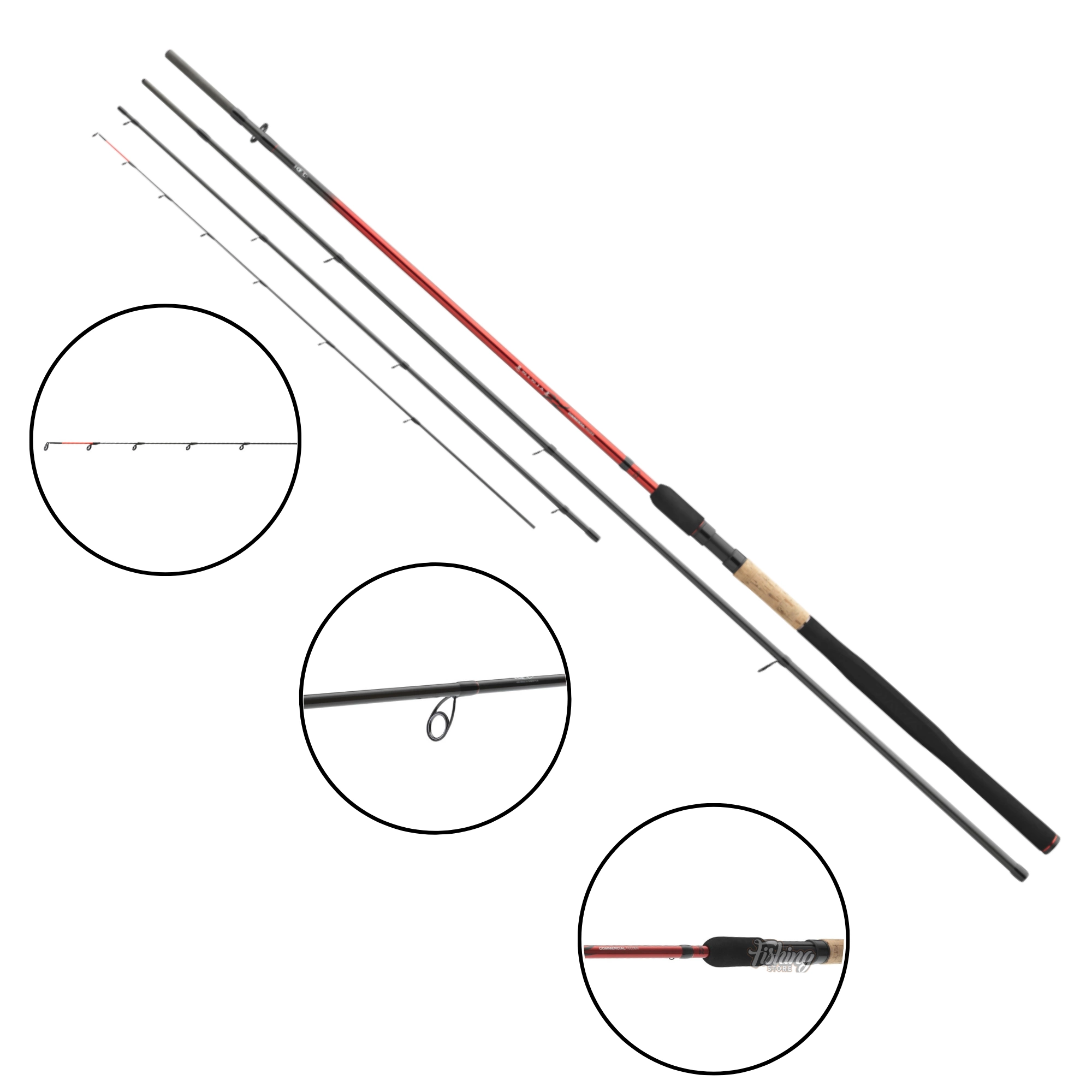 Wędka DAIWA Ninja Commercial Feeder 3.60m / 100g / 3+2