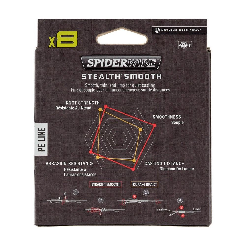 Plecionka SPIDERWIRE Stealth® Smooth8 x8 - 0.15mm - zielona