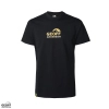 T-shirt Geoff Anderson Organic Tee | Black Orange Chest | S