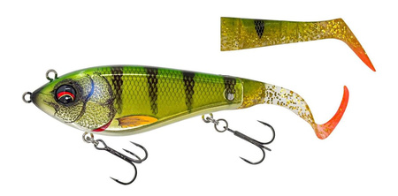 Wobler Savage Gear Deviator Tail 16,5cm | Chrome Perch | wolno tonący
