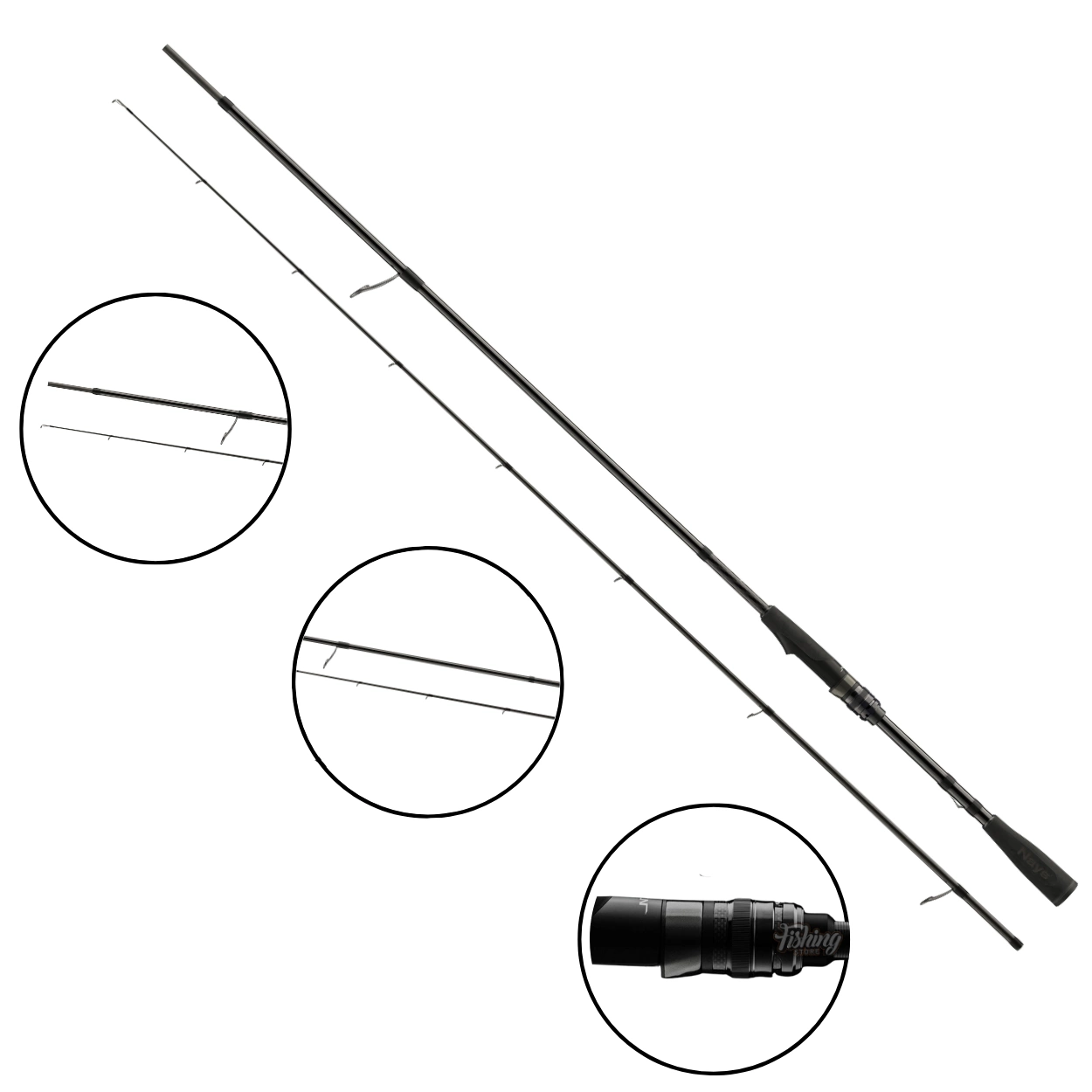 Wędka NAYS NXT Spinning 195cm | 2-7g