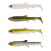 Zestaw Gum Savage Gear 3D Whitefish Shad 9 cm | Clear Water Mix | 4 szt.