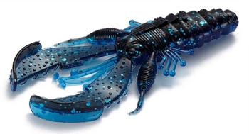 .Przynęta WESTIN CreCraw Creaturebait 6,5cm 4g Black/Blue- 1szt