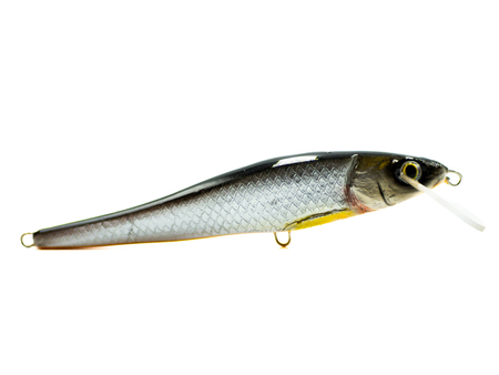 Wobler Kornel Słaby Jelcyk Sandaczowy - 10,5cm - 11g - Czarny-Pomarańcz - pływający