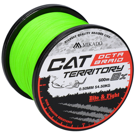 Plecionka Mikado Cat Territory Octa Braid 0,50mm | yellow | 600m