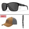 Okulary polaryzacyjne WILEY X TREK / Grey Gloss / Black Frame + GRATISY!