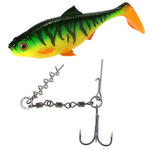 Zestaw guma Mikado MFT Roach 12cm Fire Tiger + Dozbrojka Mikado Evo Stinger