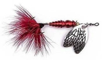 Obrotówka Mepps Bug Cherry #1 | 4g | Srebrny / Czerwony