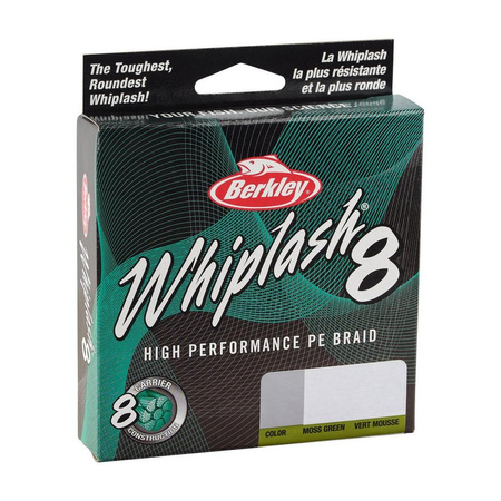 Plecionka Berkley Whiplash 8 Green 0.25mm | 40.0kg | 150m