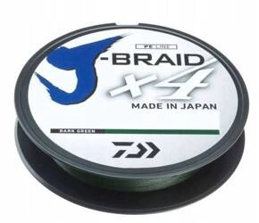 Plecionka Daiwa J-Braid X4E 0.13mm-135m dark green