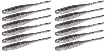 Keitech Shad Impact 2"/5,1cm - LT#39 LT Smoke Shiner - 12 szt.