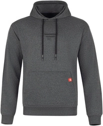 Bluza z kapturem Favorite Black logo dark grey melange | rozm. XXL