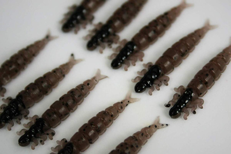 Przynęta FISHCHASER Chruścik / 2.4cm / 5szt. / Brown And Pepper