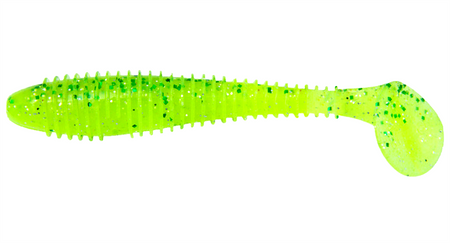 Guma Keitech Swing Impact FAT 3.8" | 9,5cm | LT#62 LT Chart Lime Shad | 1 szt.