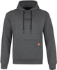 Bluza z kapturem Favorite Black logo dark grey melange | rozm. XXL
