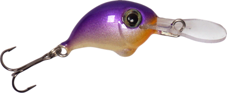 Wobler A.J Lures Żniwiarz SDR 2.5cm - tonący - Perłowo Fioletowy