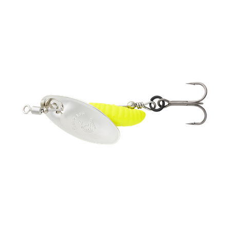 Obrotówka Savage Gear Grub Spinners #0 | Silver Yellow