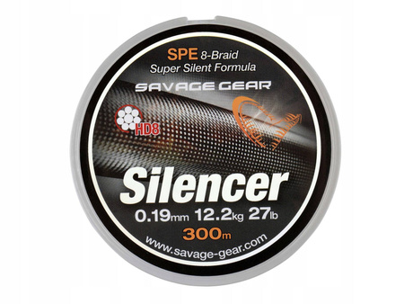 ..Plecionka Savage Gear HD8 SILENCER BRAID 0.09mm 4.7kg 120m GREEN