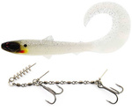 Zestaw Guma Westin BullTeez Curltail 27cm | Glow Ghost + Dozbrojka Vis Vangen