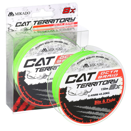 Plecionka Mikado Cat Territory Octa Braid 0,60mm | yellow | 150m