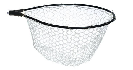 Kosz do podbieraka Mikado - 55/45cm - Silikonowa siatka - oczko 15x20mm 