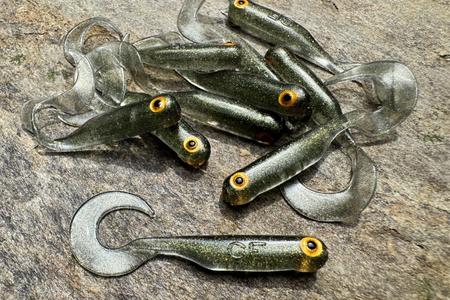 Guma Great Fish GF1 Twister 4,9cm | Natural | rybny | 10 szt.