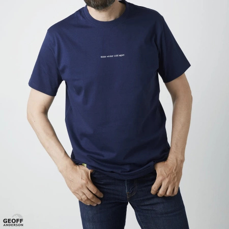 T-shirt Geoff Anderson Organic Tee | Navi Winter | L